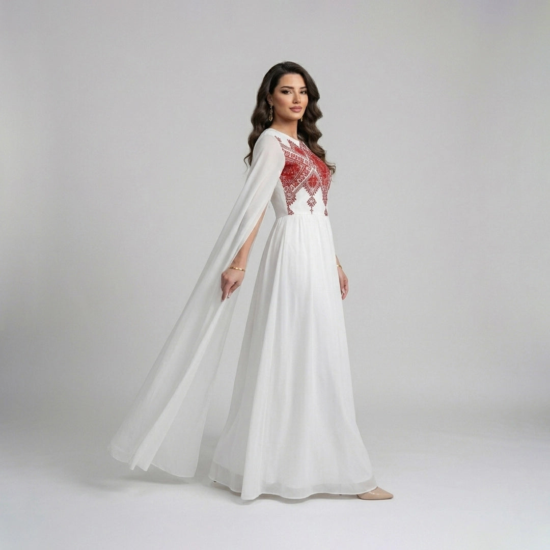 Luxury Eid Dress UAE | Elegant Embroidered Evening Gown - Sellamisk.com Luxury Eid Dress UAE | Elegant Embroidered Evening Gown - Sellamisk.com