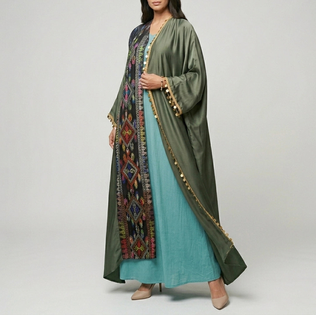 Liyara Bisht – Luxury Silk with Palestinian Embroidery